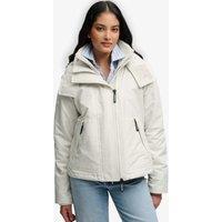 Superdry & Co Water Repellent Hooded Relaxed Jacket Grey