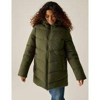 Regatta Faye Water Repellent Hooded Padded Jacket Khaki