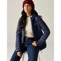 Regatta Marizion Hooded Quilted Padded Jacket Navy