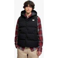 Superdry & Co Relaxed Hooded Padded Gilet Black