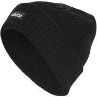 adidas Knitted Turn Up Beanie Hat Black