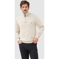 Rodd & Gunn Merrick Bay Pure Cotton Half Zip Jumper Natural