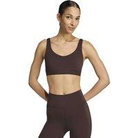 adidas All Me Essentials Medium Support Sports Bra Dark Brown