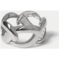 M&S Entwined Stretch Bracelet Silver