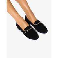 Kurt Geiger Suede Flat Loafers Black