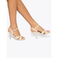 Kurt Geiger Soraya Ankle Strap Stiletto Heel Sandals White