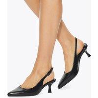 Kurt Geiger Kitten Heel Slingback Sandals Black
