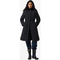 Hunter Longer Length Quilted Overcoat Black