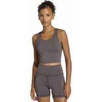 adidas All Me Medium Support Tank Sports Bra Brown