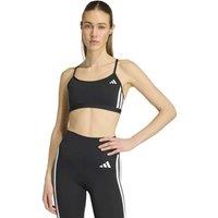 Adidas Optime Essentials 3-Stripes Sports Bra Black