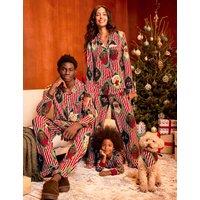 Chelsea Peers Family Christmas Dog Print Pyjama Set Red Mix