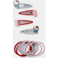 M&S Hello Kitty Clip and Hairband Set Pink Mix