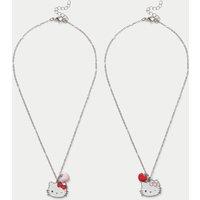 M&S Hello Kitty Necklace BFF Set Pink Mix