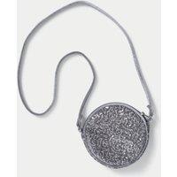 M&S Silver Sequin Bag Silver