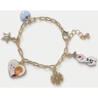 M&S Frozen Charm Bracelet Gold