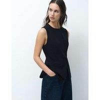 French Connection Tailored Longline Waistcoat Black