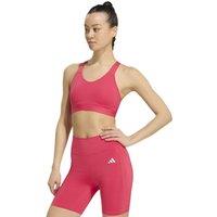 Adidas Optime Essentials Medium Support Sports Bra Bright Pink