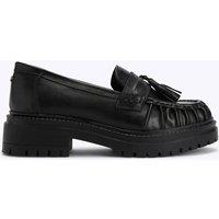 Kurt Geiger Tasha Leather Tassel Loafers Black
