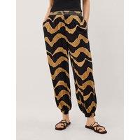 Monsoon Balloon Trousers Black Mix