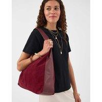 ACCESSORIZE Suede Shoulder Bag Burgundy