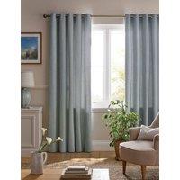Laura Ashley Saltair Eyelet Curtains Cream