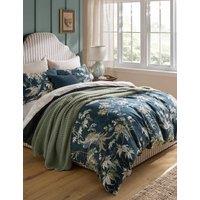 Laura Ashley 2 Pack Pure Cotton Attleton Pillowcases Blue Mix