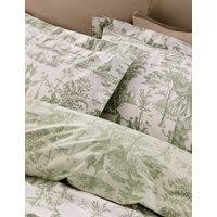 Laura Ashley 2 Pack Braysmith Toile Pillowcases Sage Mix