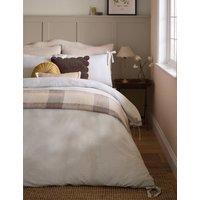 Laura Ashley Cotton Rich Cornish Stripe Bedding Set Natural