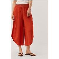 Monsoon Wide Leg Trousers Orange Mix