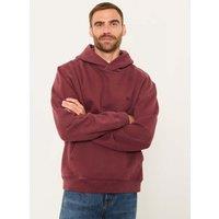 FatFace Pure Cotton Oversized Hoodie Plum
