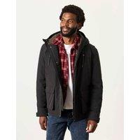 FatFace Padded Waterproof Utility Jacket Black