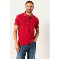 FatFace Pure Cotton Pique Polo Shirt Cherry Red