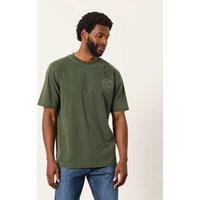 FatFace Pure Cotton Mountain Graphic T-Shirt Khaki Mix