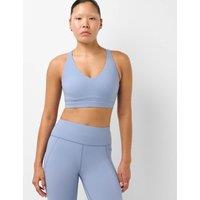 Sweaty Betty Power Pulse Medium Support Sports Bra Blue Denim