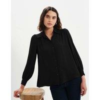 Finery London Collared Blouse Black