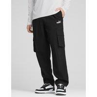 Puma Essentials No.1 Logo Woven Cargo Joggers Black