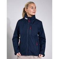 Helly Hansen Crew Waterproof Hooded Sailing Rain Jacket Navy