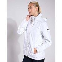 Helly Hansen Aden Waterproof Longline Rain Jacket White