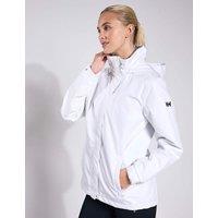Helly Hansen Aden Waterproof Longline Rain Jacket White