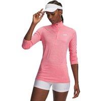 Under Armour Tech Twist Half Zip Long Sleeve Top Hot Pink