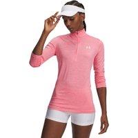 Under Armour Tech Twist Half Zip Long Sleeve Top Hot Pink