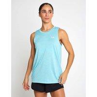 Under Armour Tech Crew Neck Relaxed Sports Vest Top Light Blue