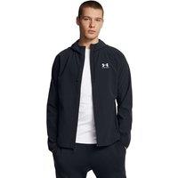 Under Armour Stretch Woven Windbreaker Sports Jacket Black