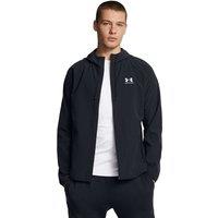 Under Armour Stretch Woven Windbreaker Sports Jacket Black