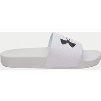 Under Armour Armour Logo Strap Sliders White