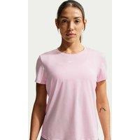 Nike One Classic DRI-Fit Crew Neck T-Shirt Light Pink