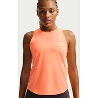 Nike Swift Dri-FIT Racer Back Mesh Panel Tank Top Orange Mix