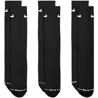 Nike 3 Pack Everyday Elevated Cotton Rich Crew Socks Black