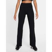 Nike One Dri-Fit Fold-Over High Waisted Trousers Black