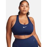 Nike Swoosh Medium Support Sports Bra Navy